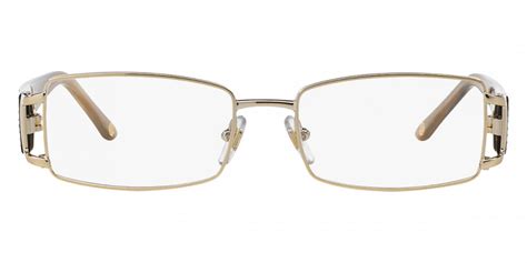 versace 52 130|Versace™ VE1163B 1221 52 Platinum Eyeglasses .